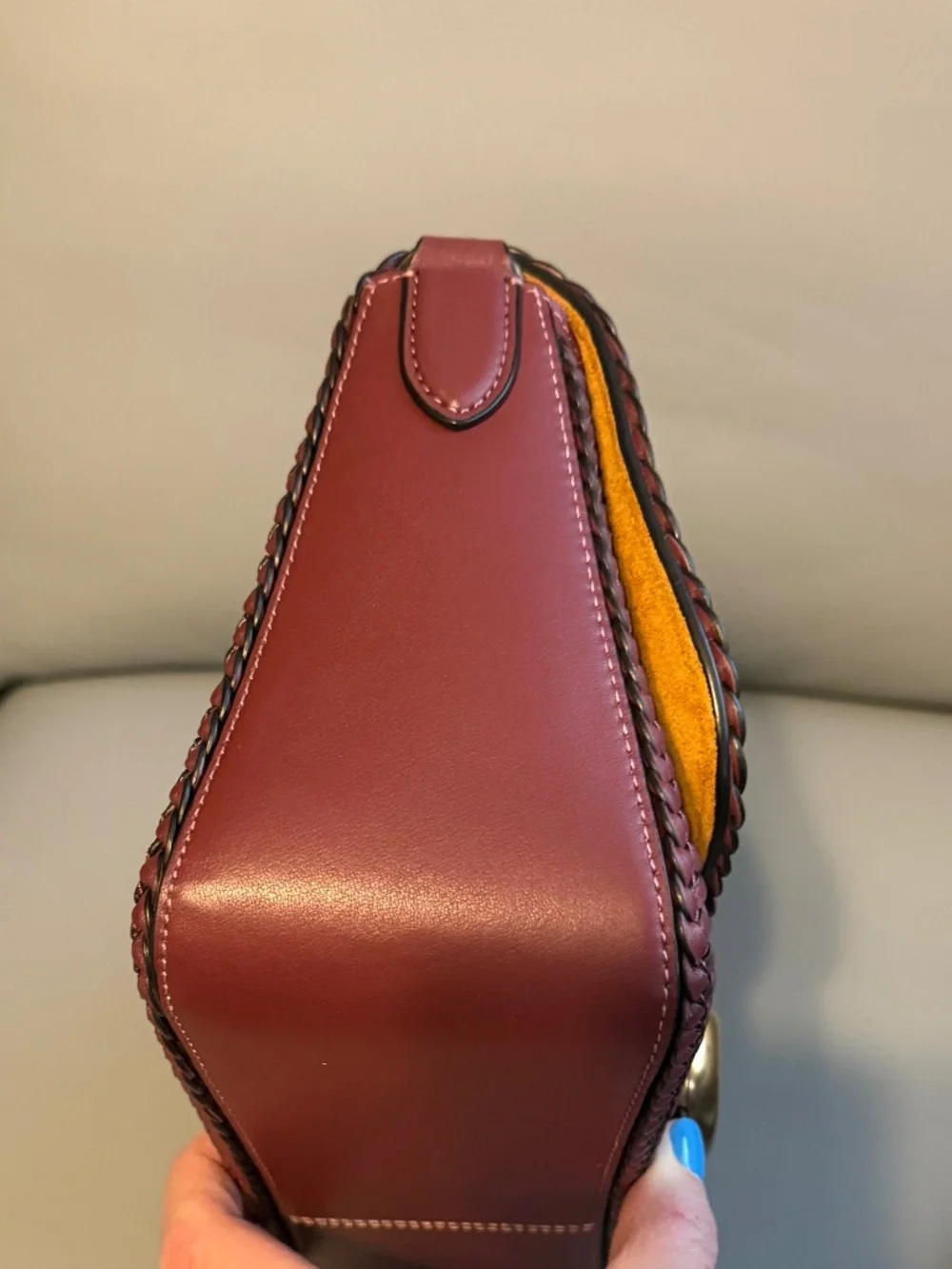 Coach Suede Soft Tabby and Wallet Braid Detail - Picture 7 of 16